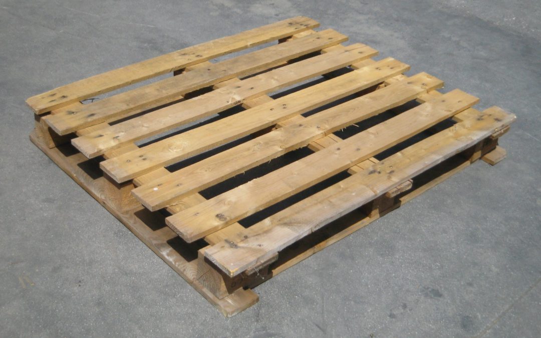 Palet 1200 x 1000 fuerte perimétrico con pestañas Cod.14