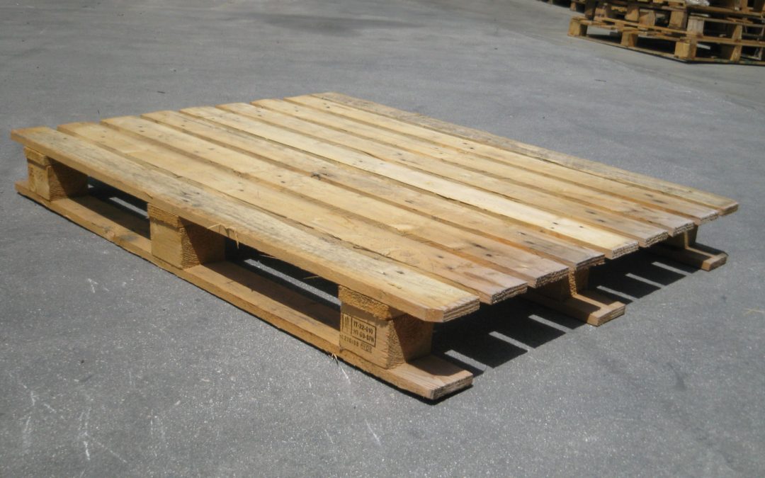 Palet americano 1200 x 1000 fuerte con pestañas Cod.11