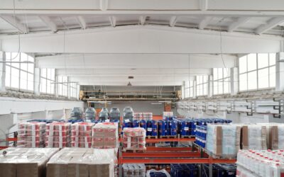 Mantener palets de plástico